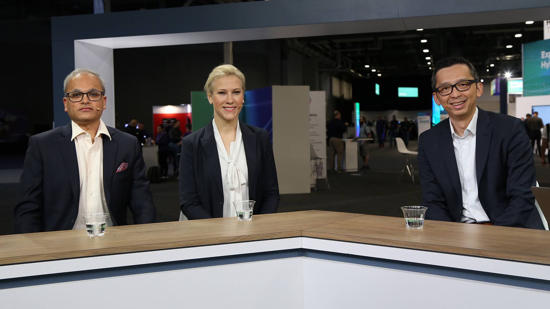 Hang Tan, SVP of hybrid cloud at HPE, Pavan Bachwal, sales manager of financial services at Ericsson, and Sophia Fahlen, head of Ericsson Connected Recycling talk to theCUBE about hybrid cloud solutions at HPE Discover 2024.