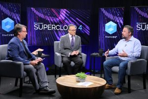 John Furrier Dave Vellante and Rob Strechay, Supercloud 4, October 24